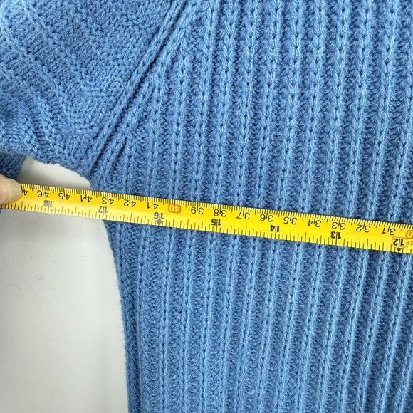 Women’s Knitted Dress Ladies Turtleneck Long Sleeve Mini Sweater Dress Size M/L - Picture 14 of 16